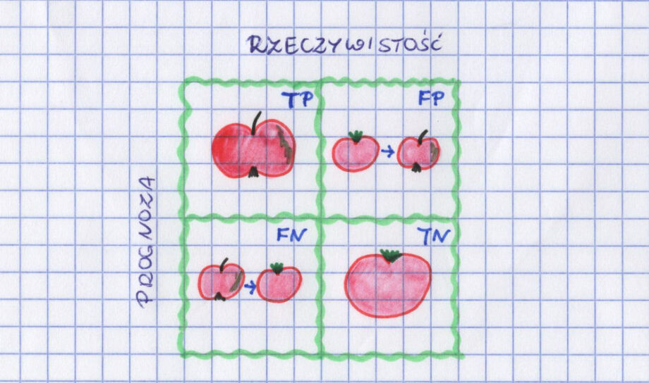 macierz błędów jabłko pomidor